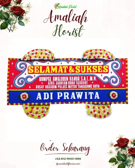 Papan Bunga Ucapan Selamat Buniasih